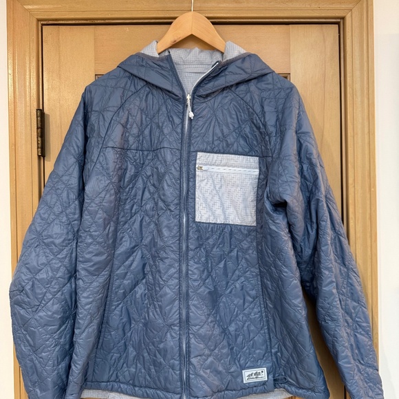 Eddie Bauer Women’s Blue Astrolite Reversible Jacket - Picture 1 of 4